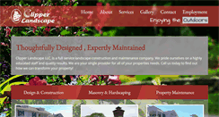 Desktop Screenshot of clipperlandscape.com