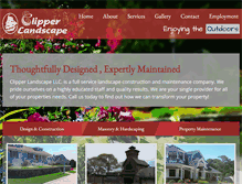 Tablet Screenshot of clipperlandscape.com